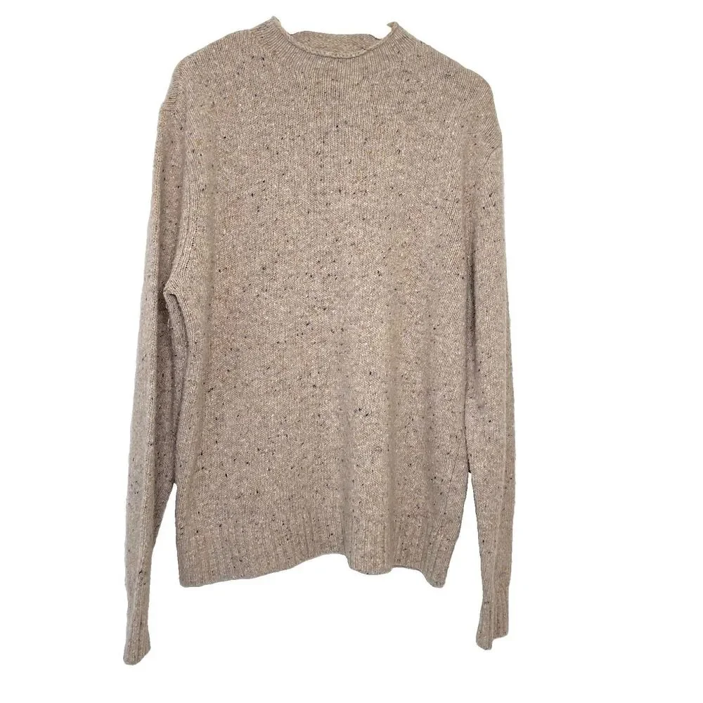 Taylor Stitch Fisherman Crewneck Sweater in Oatmeal Size 46 or US 2XL Coastal co